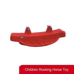 Kids Plastic Whale Shape Seesaw Kids Plastic Animal Ride Seesaw for Nursery