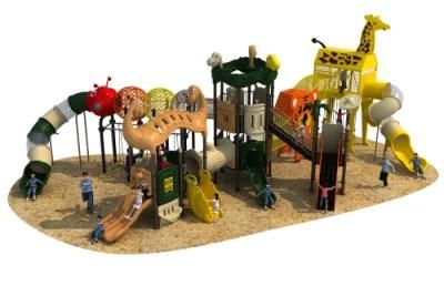 Animal Worlde Outdoor Children Playground Amusemetn Equipment Slide
