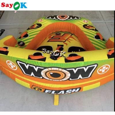 Factory Made Water Skis PVC Inflatable Flying Tug 3 Person Water Towable Sofa Toys