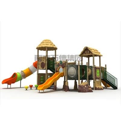 Children Playhouse Equipment Outdoor Playground with Slide