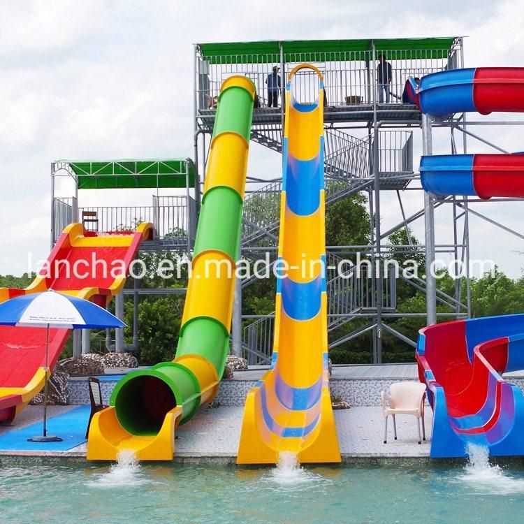 Hot Water Amusement Park Holiday Inn Resort Combined Fiberglass Slide