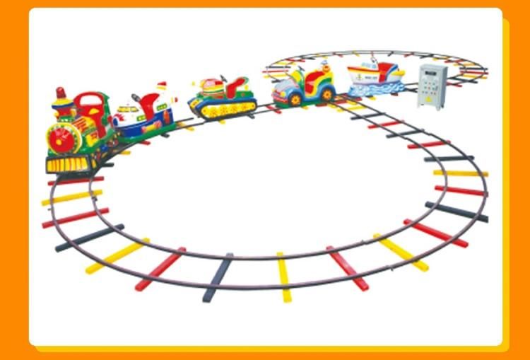 Shopping Mall Tourist Amusement Park Railwap Electric Fiberglass Rides Train (KL6048)
