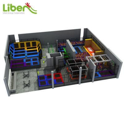 2018 Liben Cheer Amusement Big Kids Indoor Trampoline Park