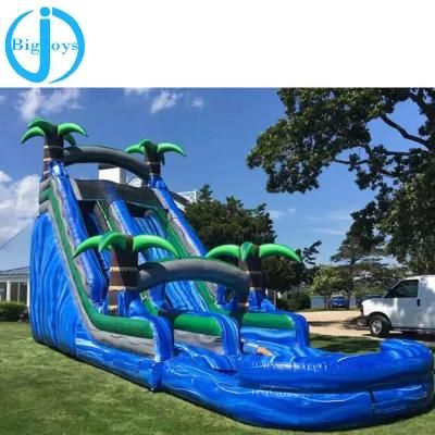 Palm Tree Inflatable Water Slide Jumping Bouncer Castle for Sale