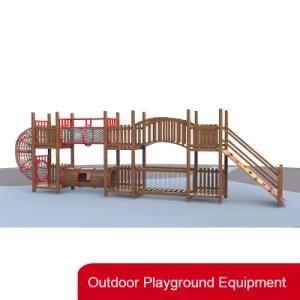 New Amusement Park Equipment Wooden Commercial Outdoor Playground