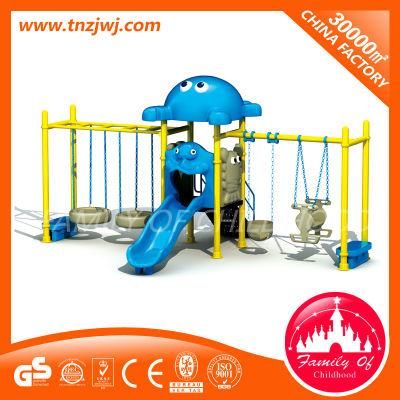 New Style and Cheap Kids Play Sets / Plastic Slide with Swing