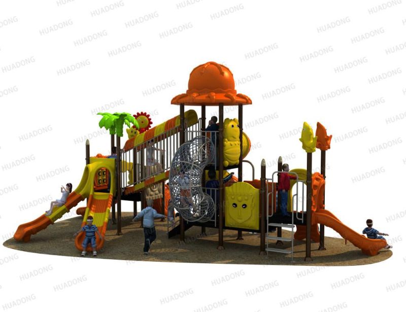 Animal Paradise Series Children Playground Outdoor Plastic Slide