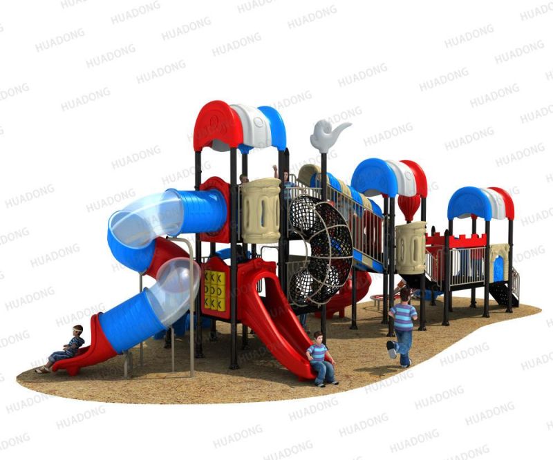 House Seires Big Outdoor Playground Slide for Sale