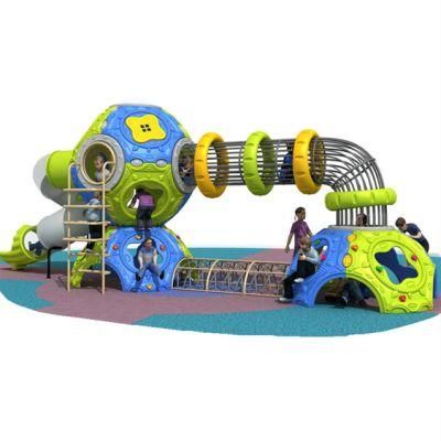 Kids Community Outdoor Playground Plastic Slide Park Sports Equipment Ym155