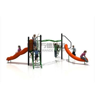 Amusement Park Playground Equipment Structures Outdoor Plastic Slide