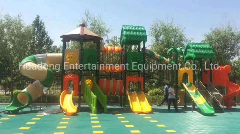 New Forest Series Children Outdoor Playground Custom Design Amusement Park Anti-Fade Toys Climbing Structre Jungle Playground