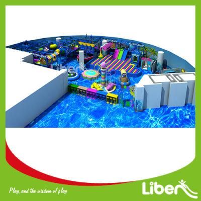 Ocean Theme Indoor Kids Play Area with Trampoline