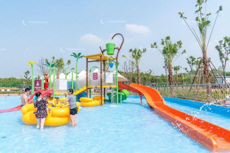 Fiberglass Water Slide Outdoor Water Park Equipment for Adult Kids