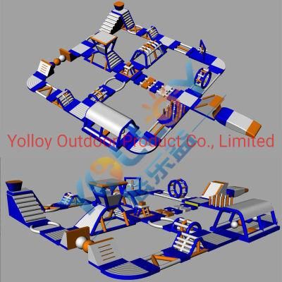 New Design Inflatable Water Park Big Floating Water Island Waterpark