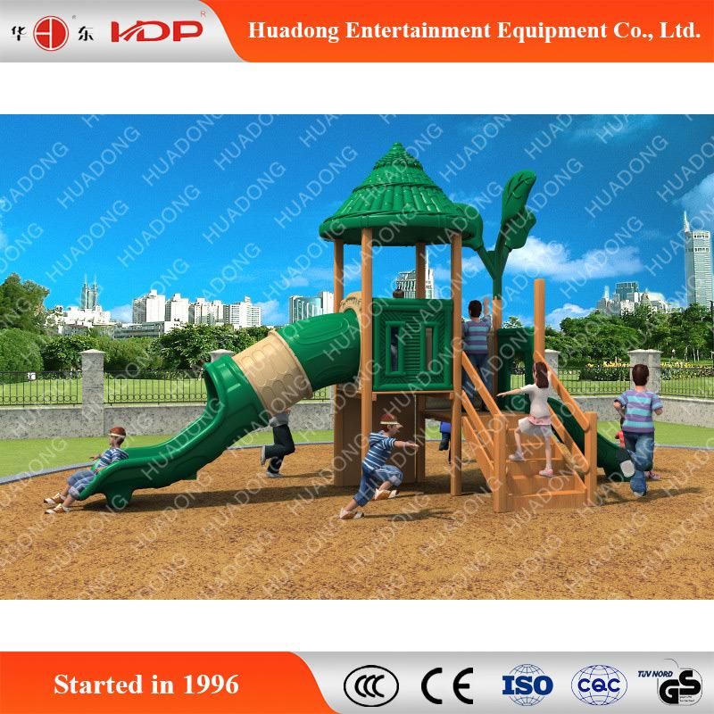 Popular Wooden Children Outdoor Play Funny Slides (HD-MZ028)