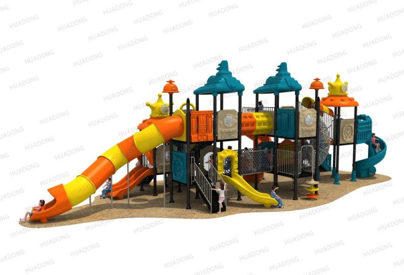 Sai Ya Hao Series High Quality Big Plastic Slide Children Outdoor Playground