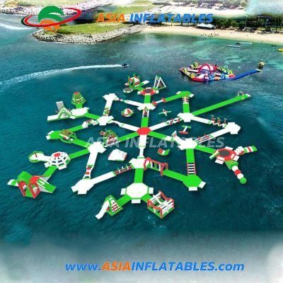 Inflatable Floating Water Park, Aqua Fun Park for Beach