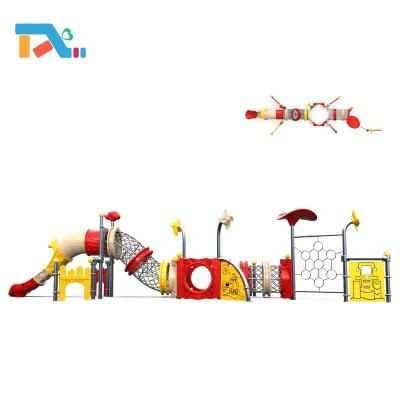 Commercial Outdoor Plastic Playground Slide Equipment for Children Amusement Park