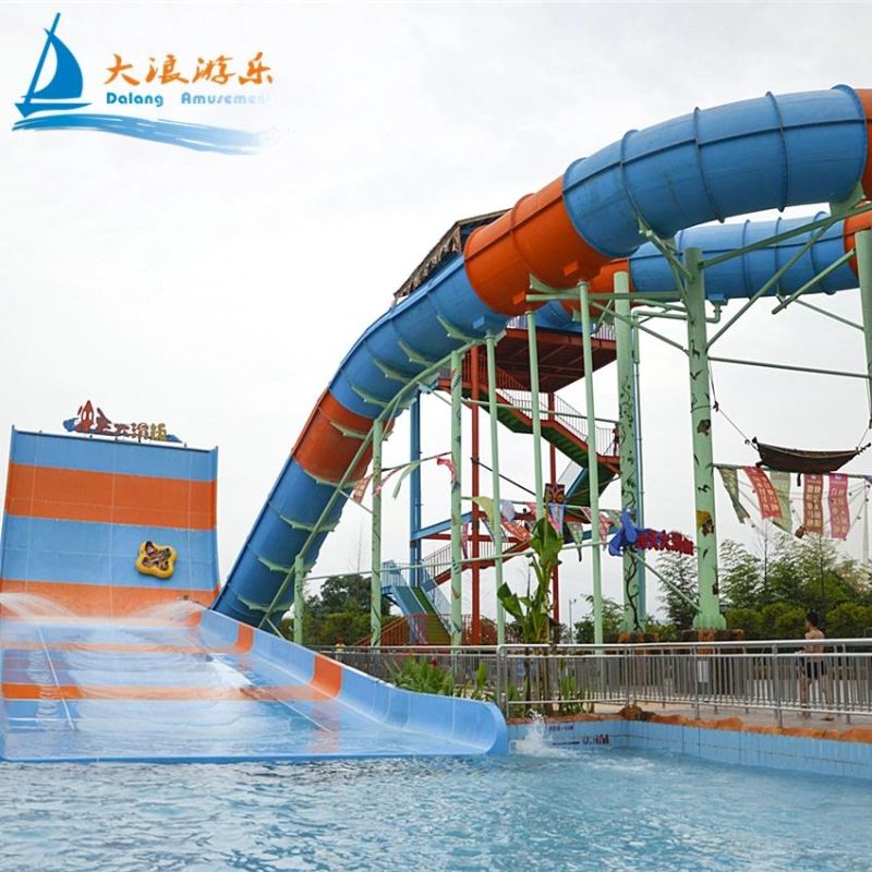 Water Park Equipment Private Fiberglass Slide for Pool