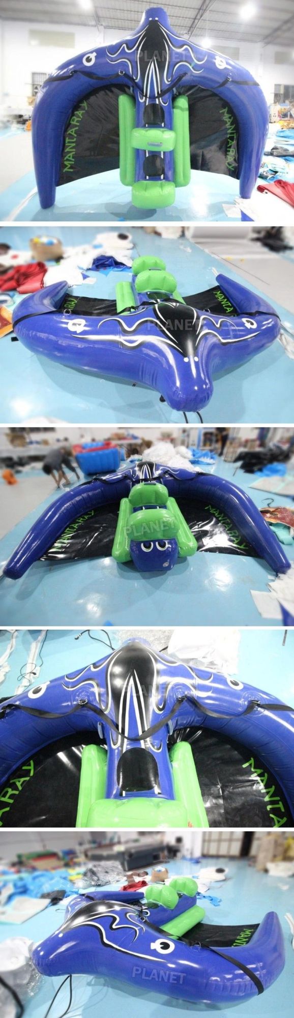 Factory Price 0.9mm PVC Flying Manta Ray Inflatable Towable Fly Fish