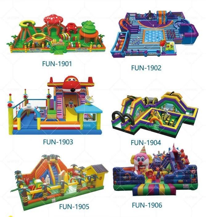 Inflatable Durable Slide Lilytoys Amazing Jungle Inflatable Playground Equipment