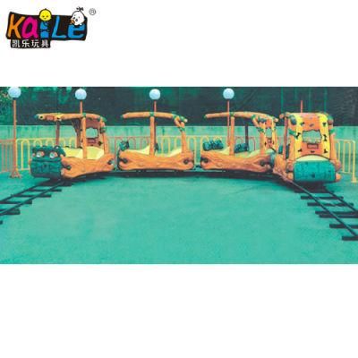Antique Wood Popular Amusement Rides on Track Electric Car Shopping Mall Train (KL6017)