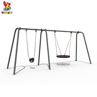 Children Outdoor Playground Metal Equipment Garden Swing