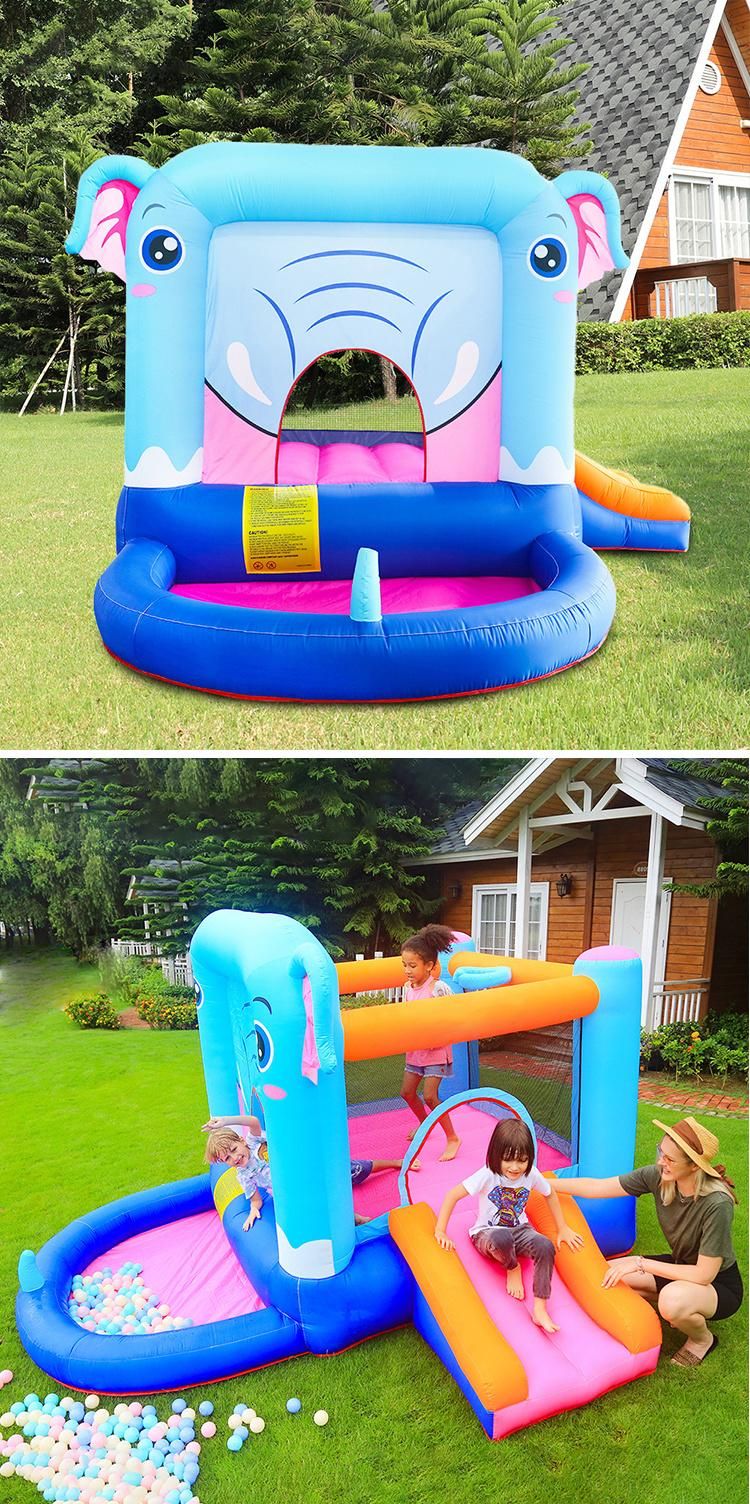 Outdoor Sporting Inflatable Bouncer with Slide and Pool