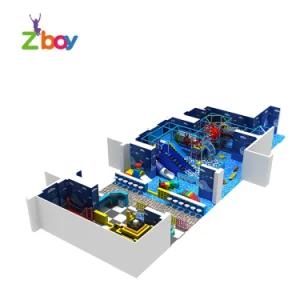 Multi Color Indoor Playground Slide Equipment, Kids Toys Plastic Tubes Parts of Indoor Playground Sets