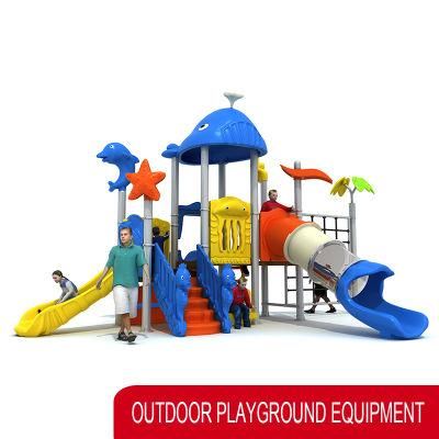Customize Large Entertainment Children Water Plastic Slide Outdoor Playground Equipment