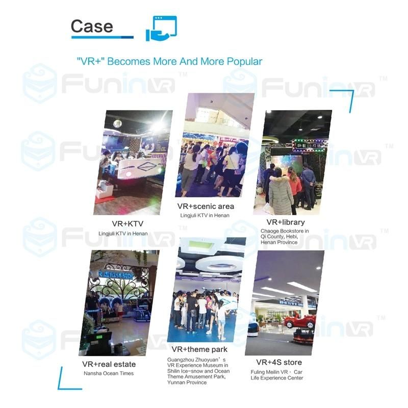 4 / 6 Seats Virtual Reality Simulator Arcade Games Machines