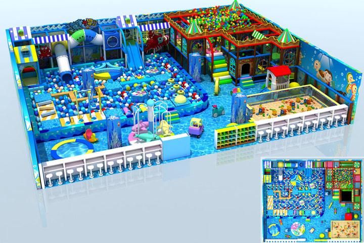 Safe Small Kids′ Zone Indoor Soft Playground