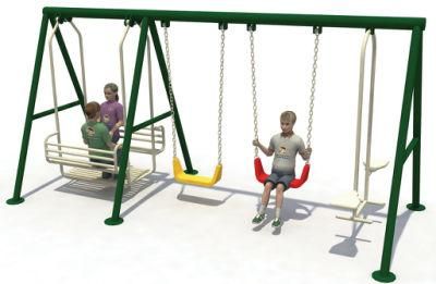 Outdoor Playground Kids Metal Swing Sets