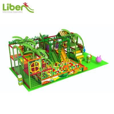 Children Naughty Play Fort Jungle Gym Basketball and Slides Kids Indoor