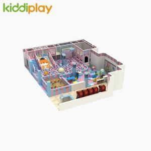 Children New Design Small Set Kids Pink Theme Indoor Playground Play Center for Sale