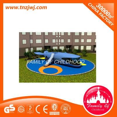 Guangzhou Small Kids Plastic Slide and Swing