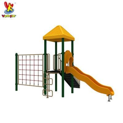 Resort Hotel Children Outdoor Playground Slide and Climbing Rope Nets Equipment