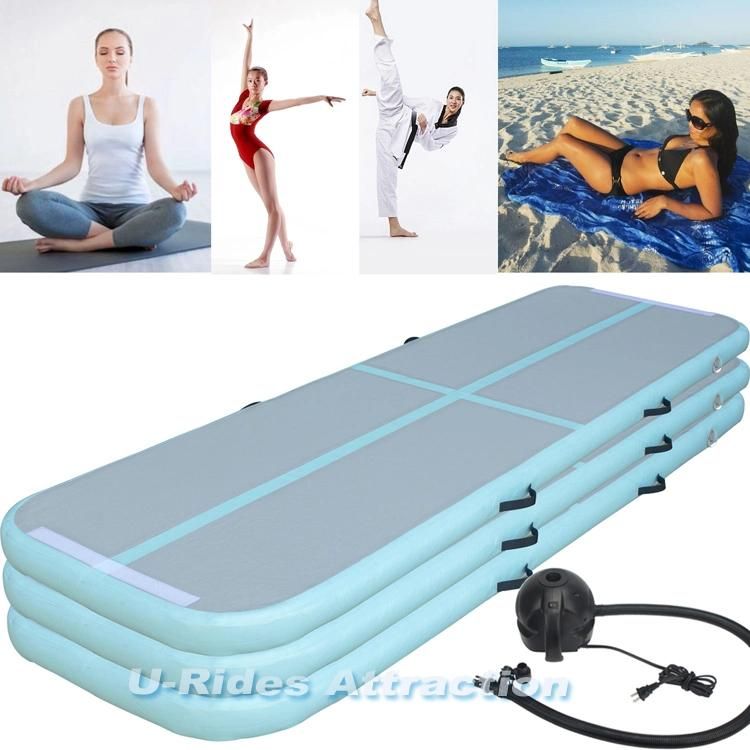 Inflatable Yoga Floor Tumbling Mattress Gymnastic Training Yoga Mat Home Gym Exercise Yoga Mats