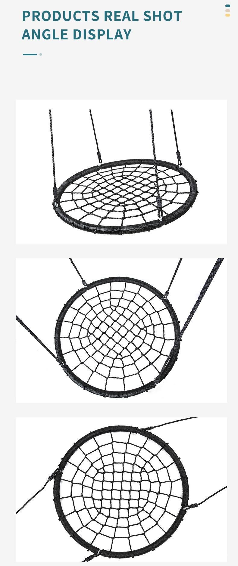 Outdoor Playground Children Rope Spider Net Nest Swing