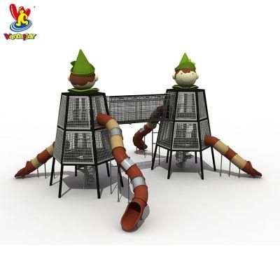 Plastic Pleasure Garden Big Slide Kids Outdoor Playground Equipment