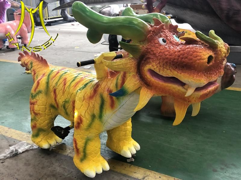 Hansel Amusement Park Ride Electric Dinosaur Scooter Rides