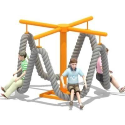 New Park Square Outdoor Swing Set Community Kids Playground Equipment