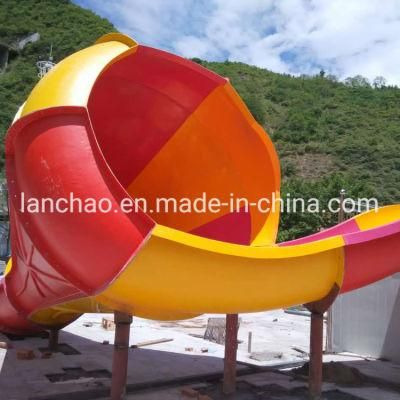 Fiberglass Slide Water Park Aqua Amusement Equipment