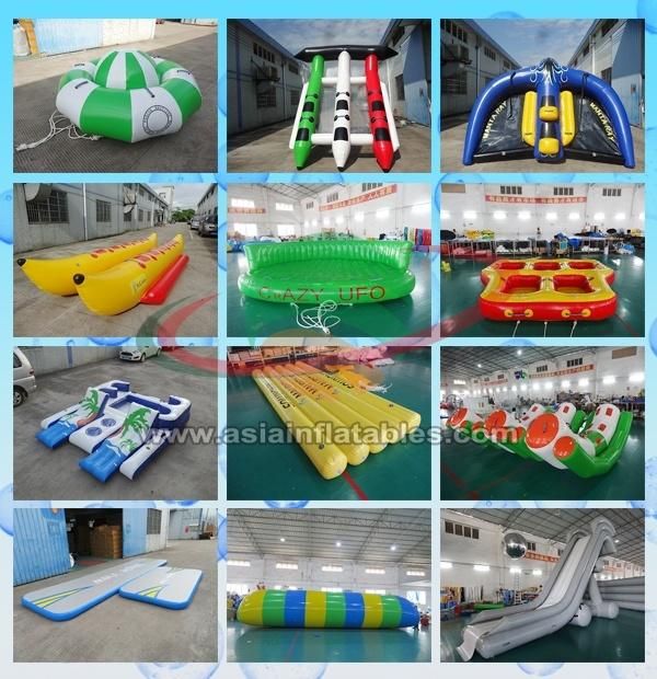 Outdoor Amusement Inflatable Land Water Park Playground with Slide and Pool