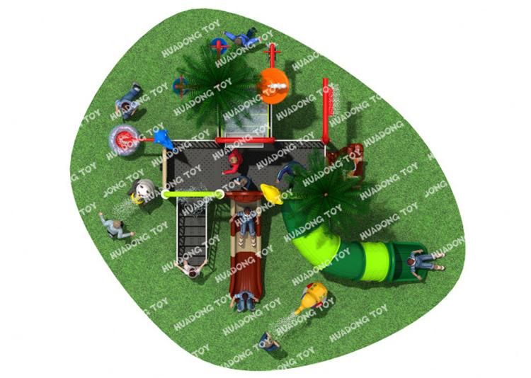 New Design Custom Funny Kids Game Plastic Outdoor Playground Equipment