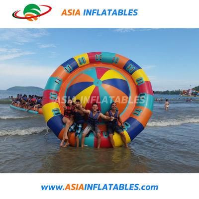 Customized Colorful Towable Inflatable Disco Boat Water Games for Sea Lake