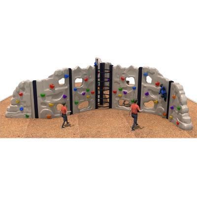 Advance Freestanding Backyard Outdoor Indoor Playground Plastic Rock Climbing Wall for Kids
