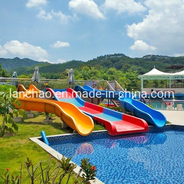 Family Fiberglass Water Slide for Swimming Pool