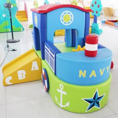 Cowboy Sea Theme Indoor Adventure Playground Soft Play Equipment Toddler Plastic Indoor Playground