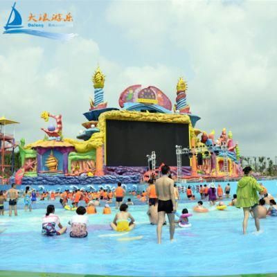 Amusement Park Outdoor Playground Play Equipment Tsunami Pool Surfing Wave Machine (DL028)